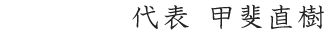 代表 甲斐直樹